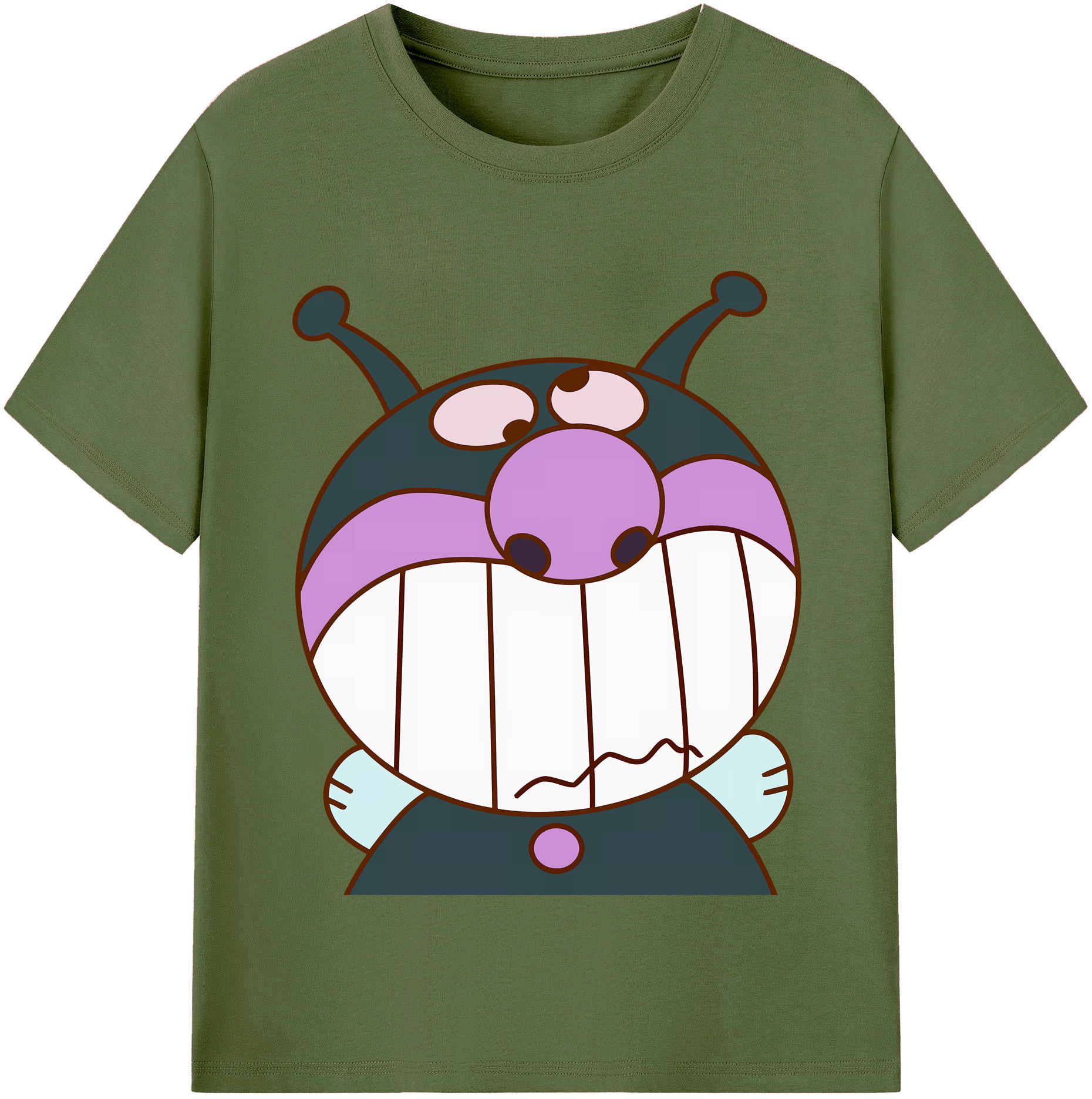 （画像用） アンパンマン Anpanman 綿100％半袖Tシャツ（フロントプリント）